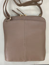 Paris Petite Leather Handbag - BARON Accessories Mushroom NZ LUMA
