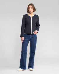 Pier Jacket - Ink/White - VASSALLI Jacket NZ LUMA