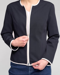 Pier Jacket - Ink/White - VASSALLI Jacket NZ LUMA