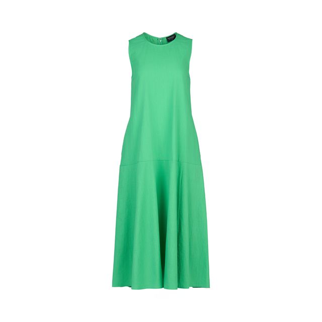 Plain Long Sleeveless Dress - Clover - VASSALLI Dress NZ LUMA