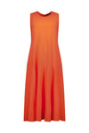 Plain Long Sleeveless Dress - Punch - VASSALLI Dress NZ LUMA