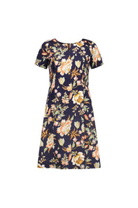 Printed Lightweight Fitted Dress - Freya - VASSALLI Dress NZ LUMA