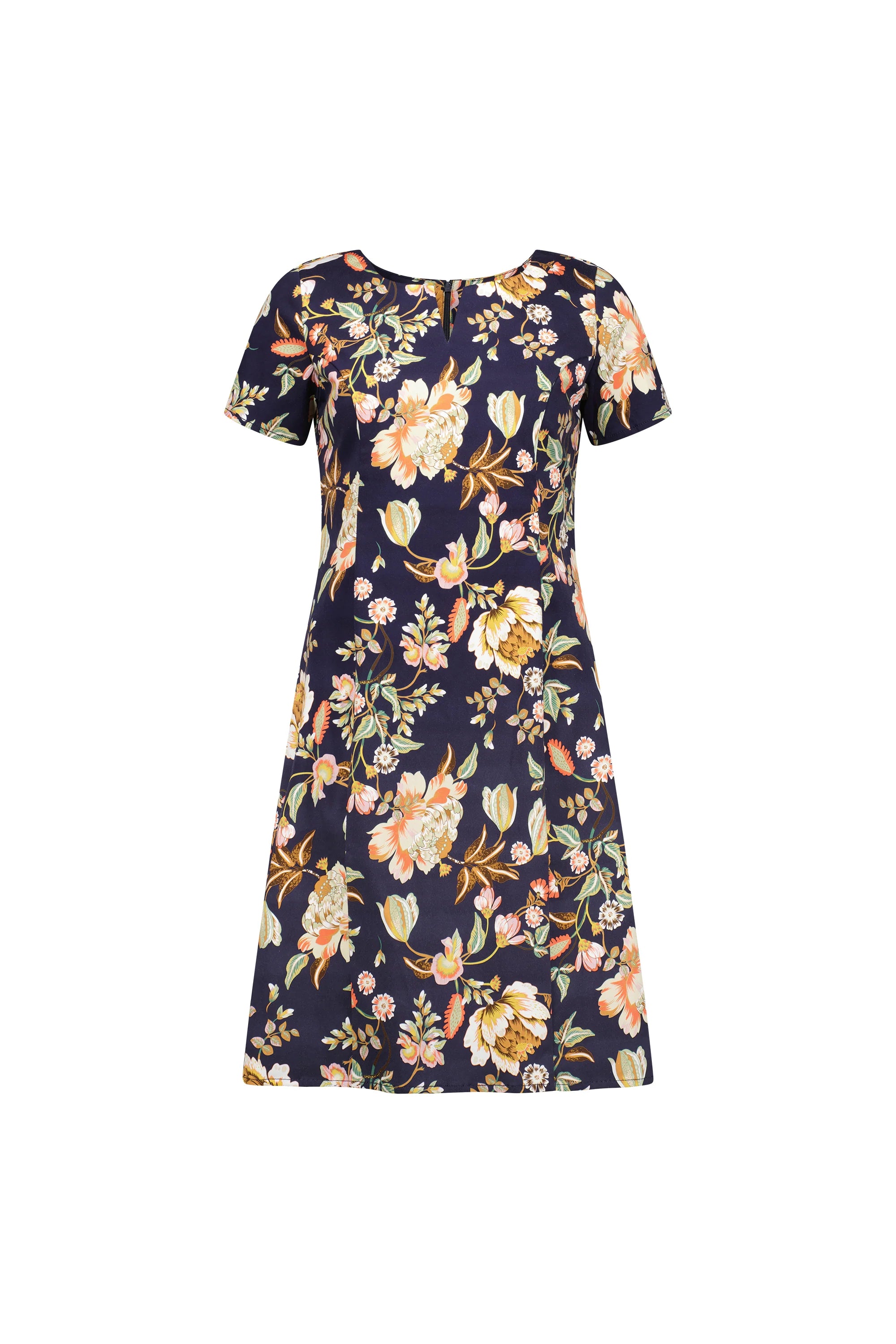 Printed Lightweight Fitted Dress - Freya - VASSALLI Dress NZ LUMA