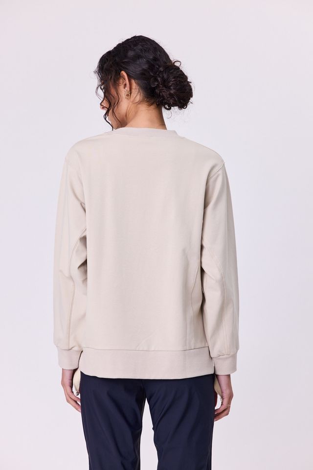 Ravel Tie Sweat - NAVY & CO TOPS NZ LUMA