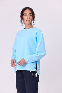Ravel Tie Sweat - NAVY & CO TOPS NZ LUMA