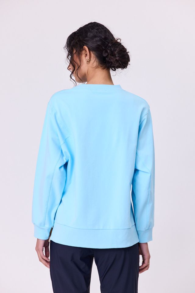 Ravel Tie Sweat - NAVY & CO TOPS NZ LUMA