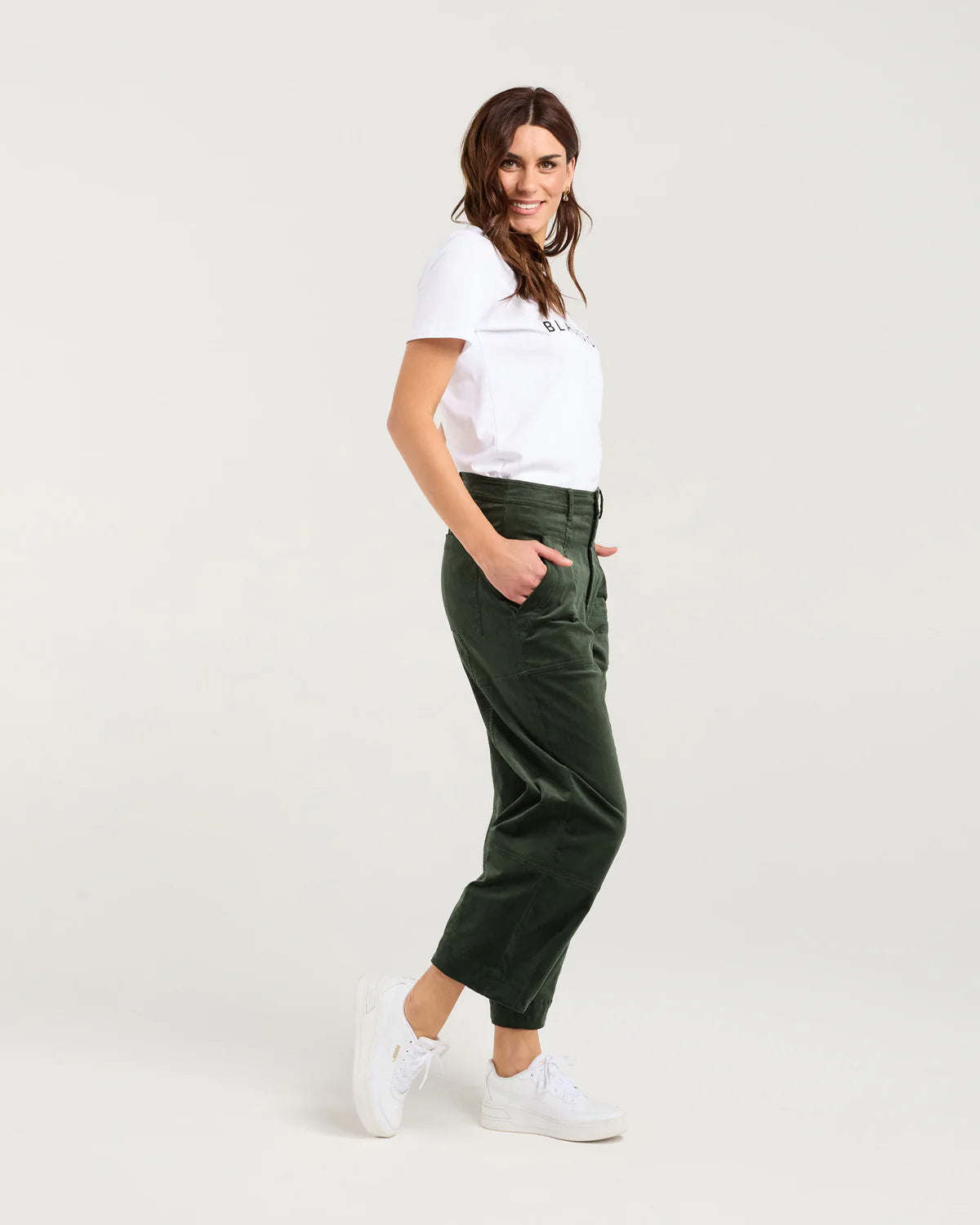 Roxy Baby Cod Barrel Leg Pant - BLACKSTONE Jacket NZ LUMA