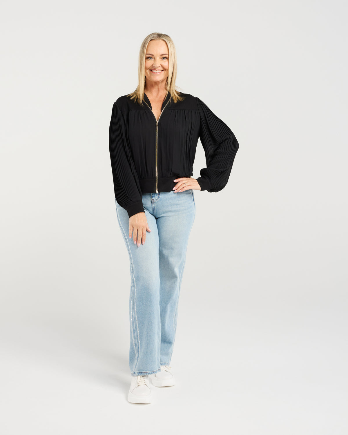 Ruby Jacket - Black - ZAFINA Jacket NZ LUMA