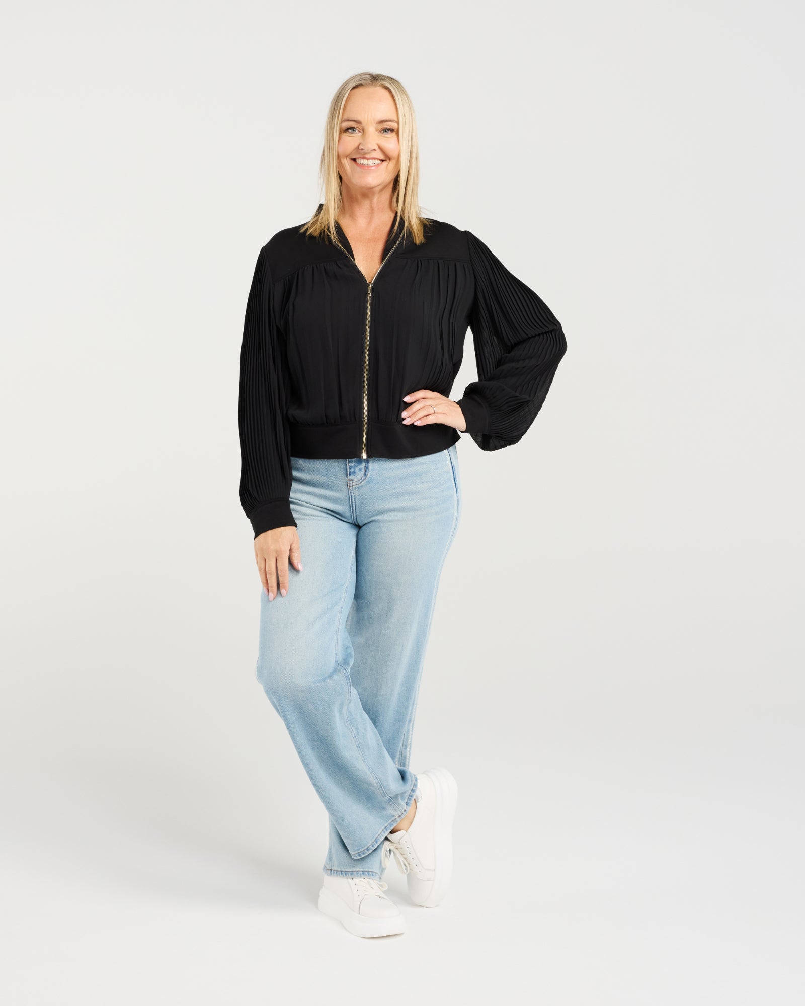 Ruby Jacket - Black - ZAFINA Jacket NZ LUMA