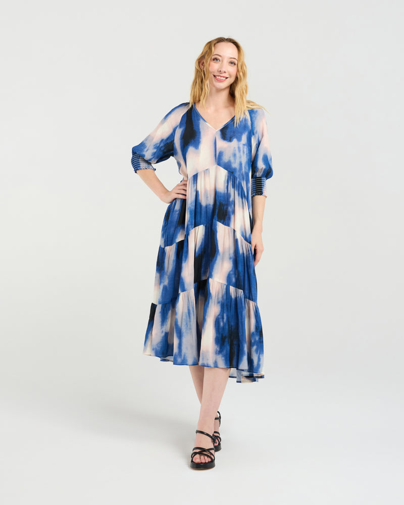 Sabrina Dress - Celeste - ZAFINA Dress NZ LUMA