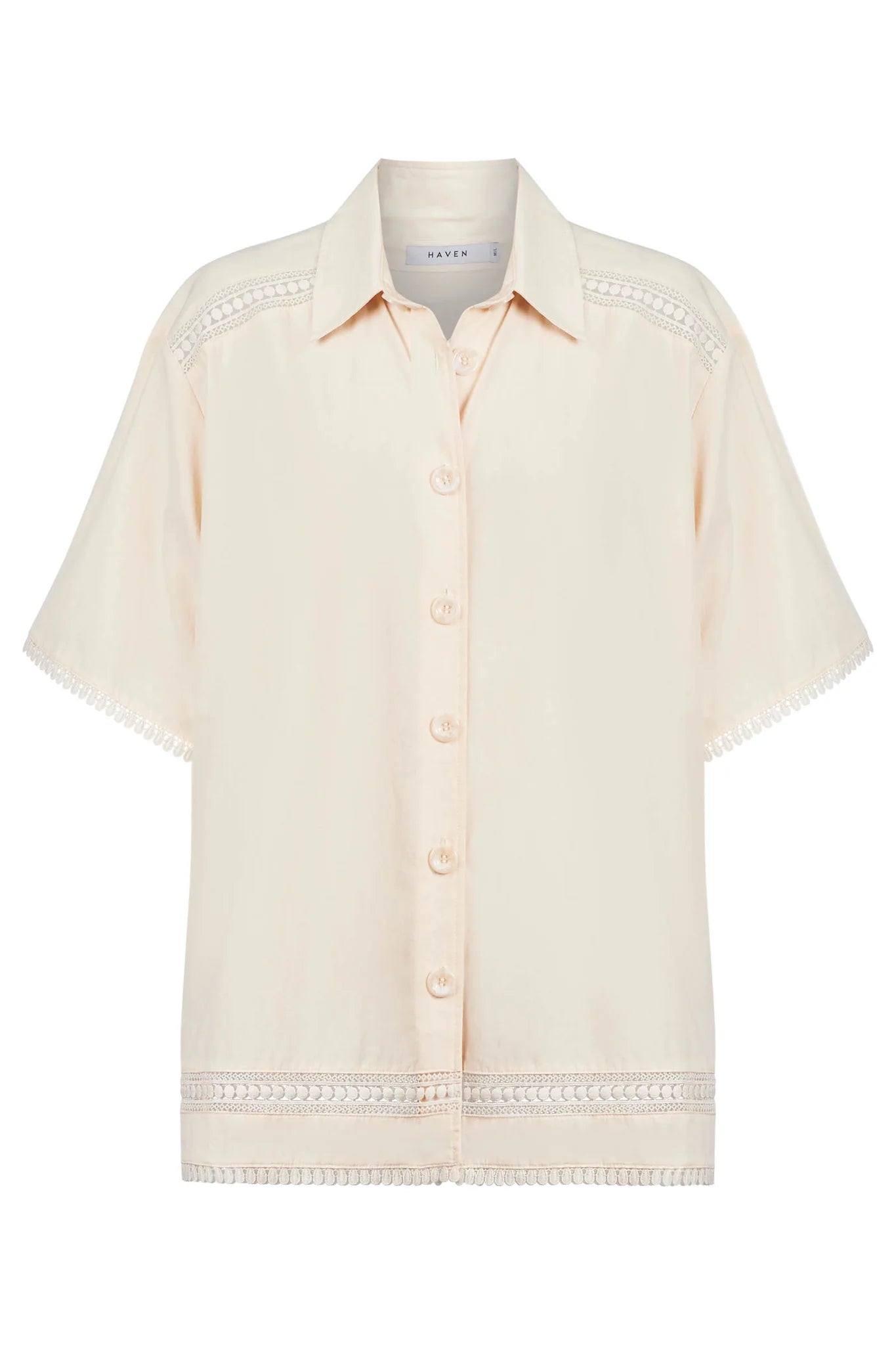 Santos Shirt - Bisque - HAVEN TOPS NZ LUMA