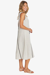 Sarah Dress - Raffia - PING PONG Dress NZ LUMA