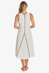 Sarah Dress - Raffia - PING PONG Dress NZ LUMA