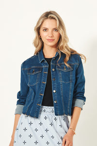 Selina Jacket - Denim - LEMON TREE Jacket NZ LUMA