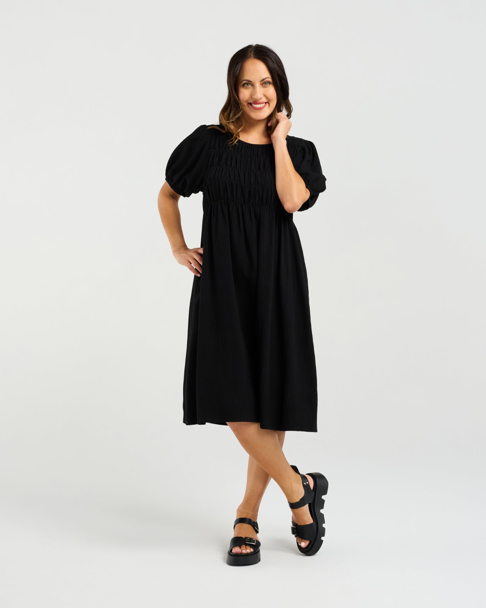 Sienna Dress - Black - ZAFINA Dress NZ LUMA