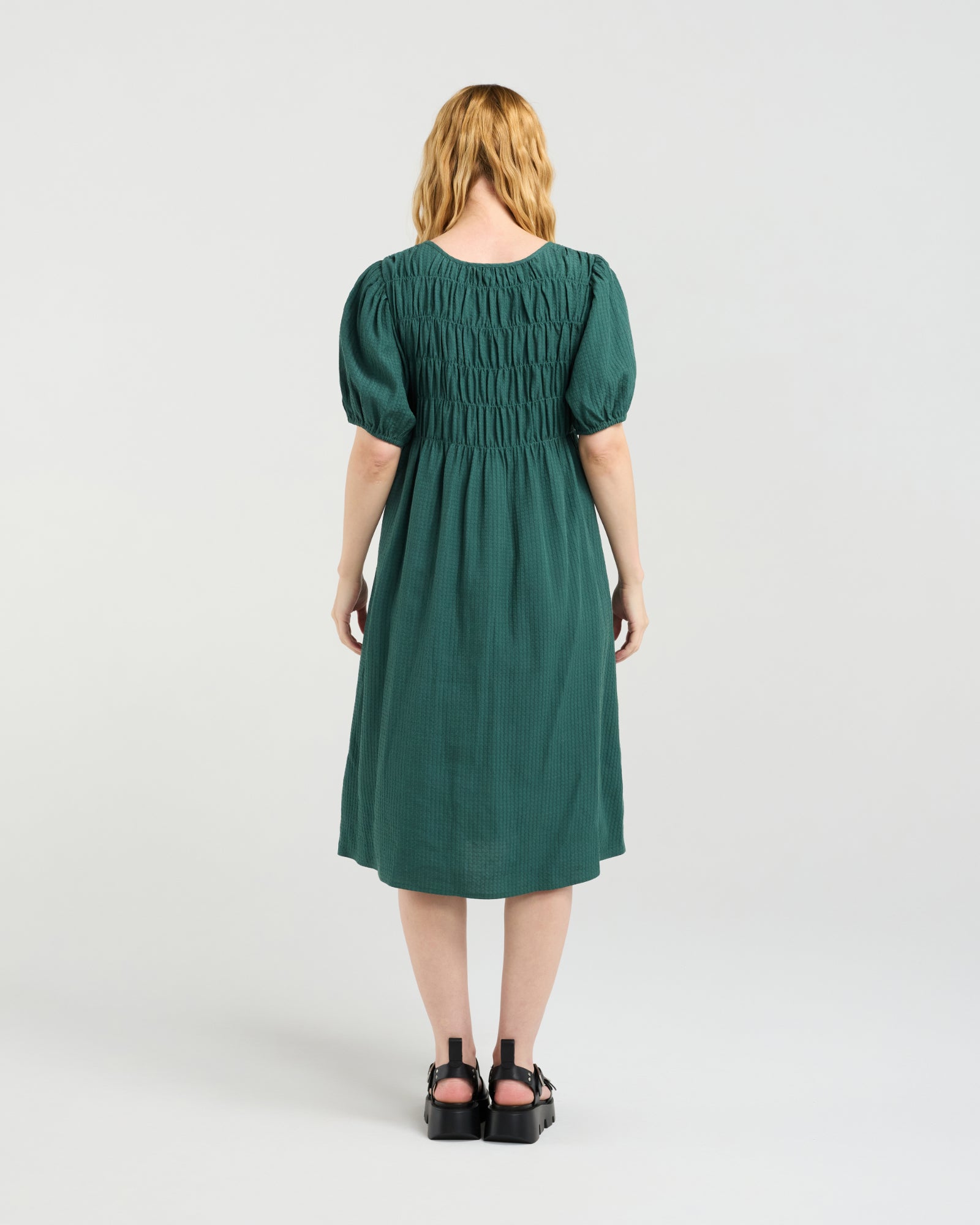 Sienna Dress - Green - ZAFINA Dress NZ LUMA