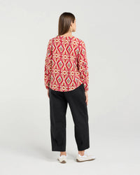 Skylar Pintuck Sleeve Top - BLACKSTONE TOPS NZ LUMA