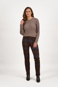 Slim Leg F/L Pull On Pant - Soho - VASSALLI Pant NZ LUMA