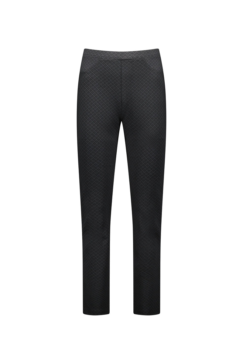 Slim Leg Full Length Ponti Pull On - Mosaic - VASSALLI Pant NZ LUMA