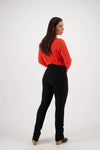 Slim Leg Full Length Ponti Pull On - Plush - VASSALLI Pant NZ LUMA