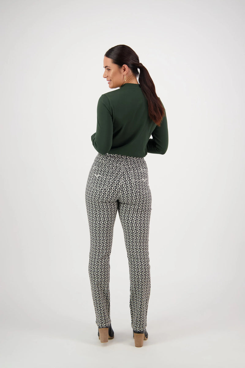 Slim Leg Full Length Pull On Pants - Vault - VASSALLI