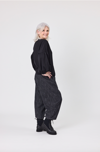 Sonja Pant - Black Denim - LEMON TREE Pant NZ LUMA