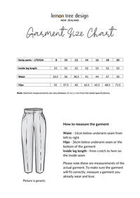 Sonja Pant - Black Denim - LEMON TREE Pant NZ LUMA