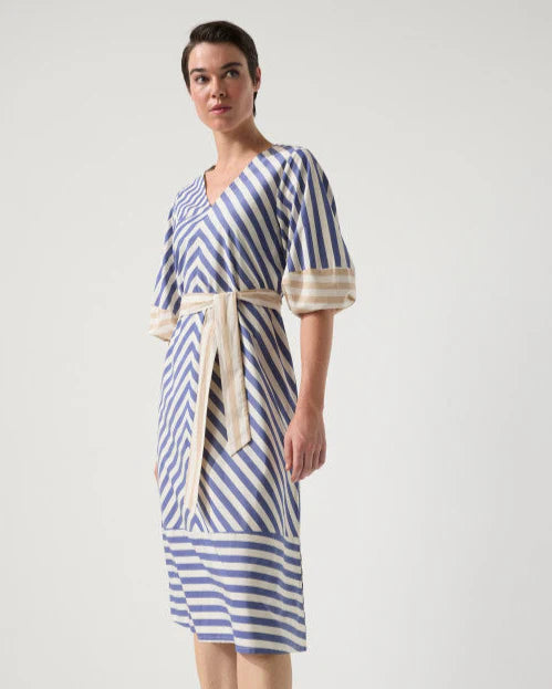 Spliced Stripe Dress - MARCO POLO Dress NZ LUMA