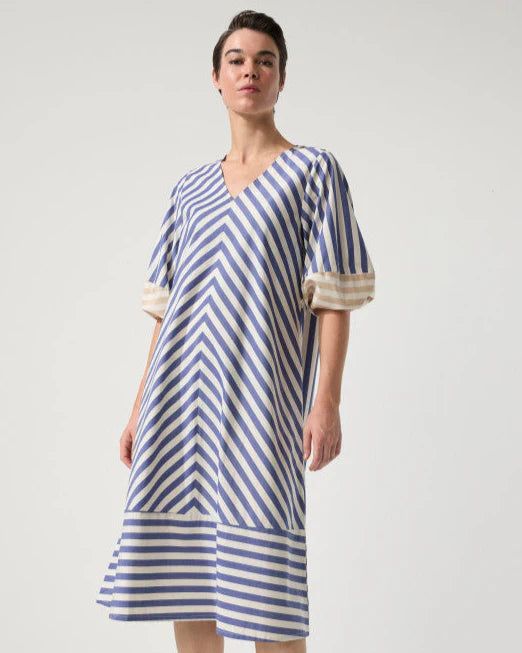 Spliced Stripe Dress - MARCO POLO LUMA Spliced Stripe Dress - MARCO POLO LUMA