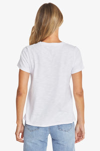 Star Foil Tee - White - PING PONG Top NZ LUMA