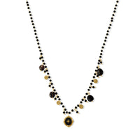 Steel Me Boho Black Stone Necklace - FABULEUX VOUS Accessories NZ LUMA