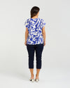 Stella Top - Cobalt Blossom - Seduce Top NZ LUMA