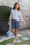 Stripe Slub Pullover - JUMP Top NZ LUMA