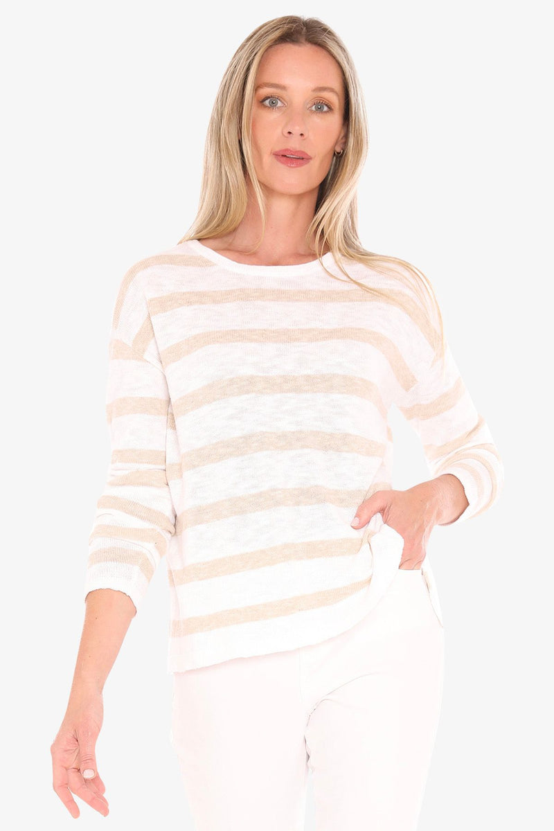 Stripe Slub Pullover - JUMP Top NZ LUMA