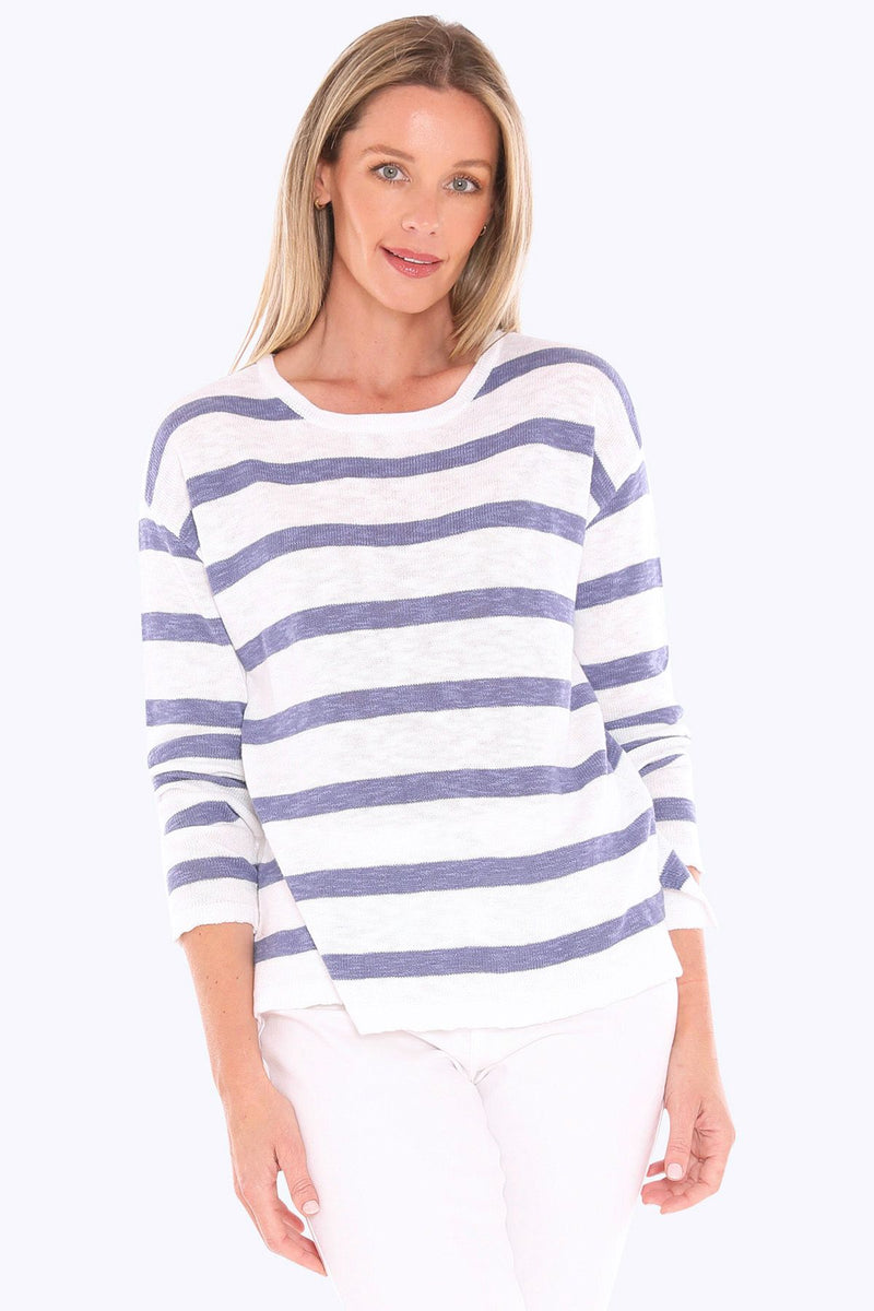 Stripe Slub Pullover - JUMP Top NZ LUMA