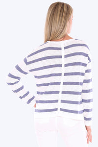 Stripe Slub Pullover - JUMP Top NZ LUMA