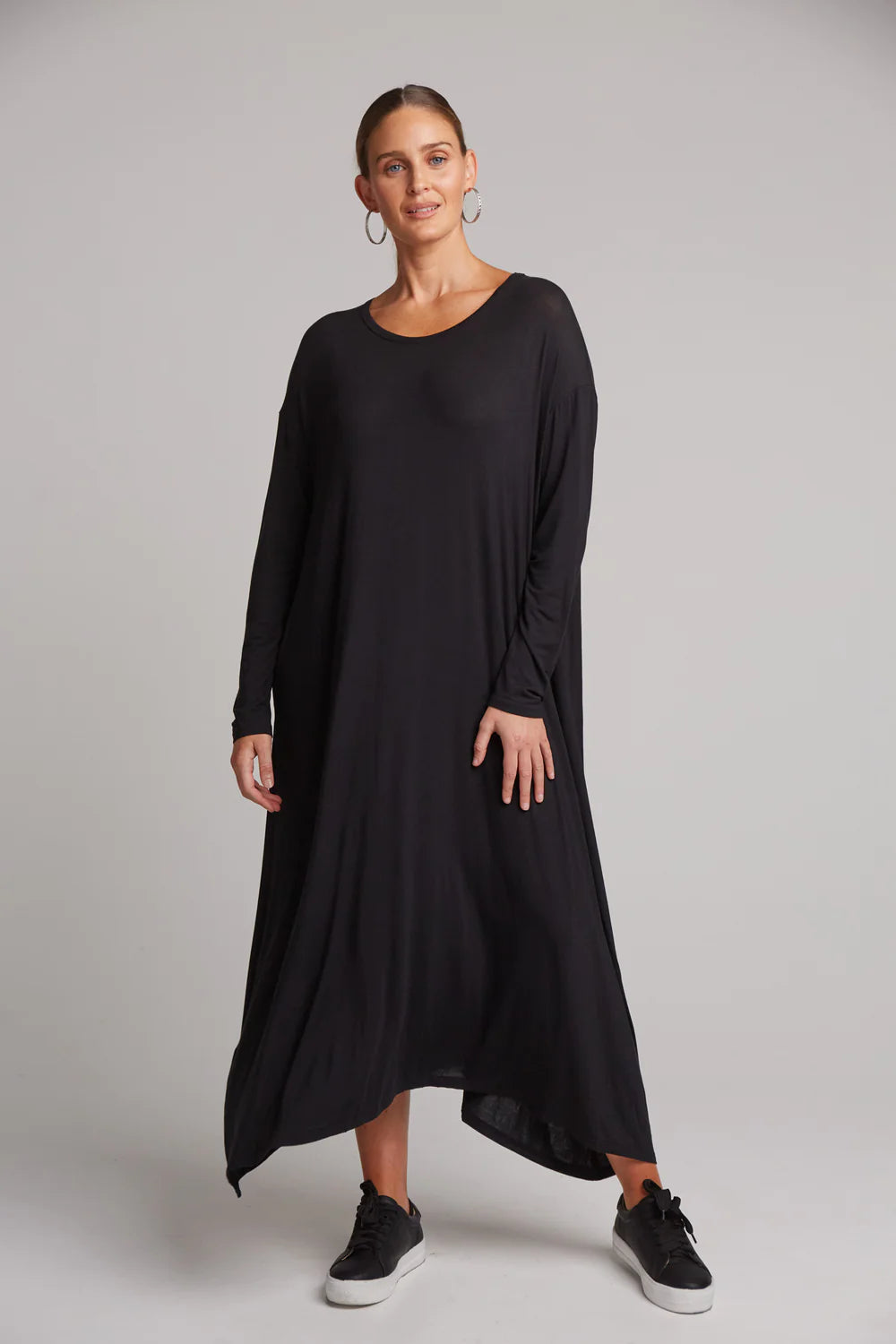 Studio Jersey Dress - Ebony - EB & IVE