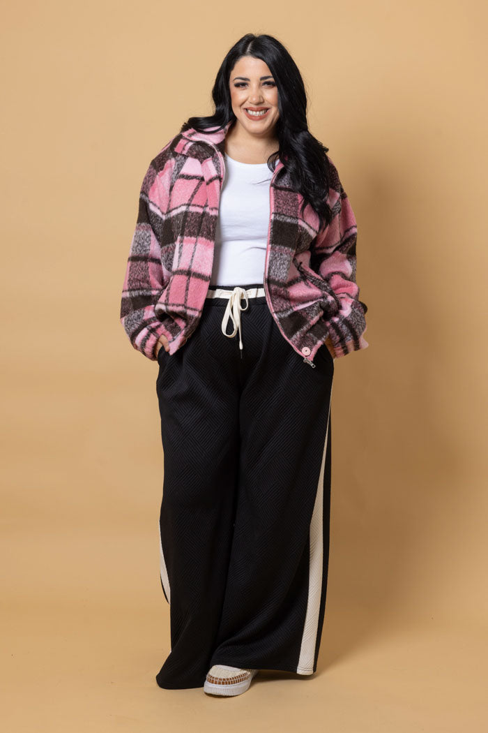 Sullivan Track Pant - Embossed Black - CHARLO Pant NZ LUMA