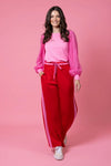 Sullivan Track Pant - Red - CHARLO Pant NZ LUMA