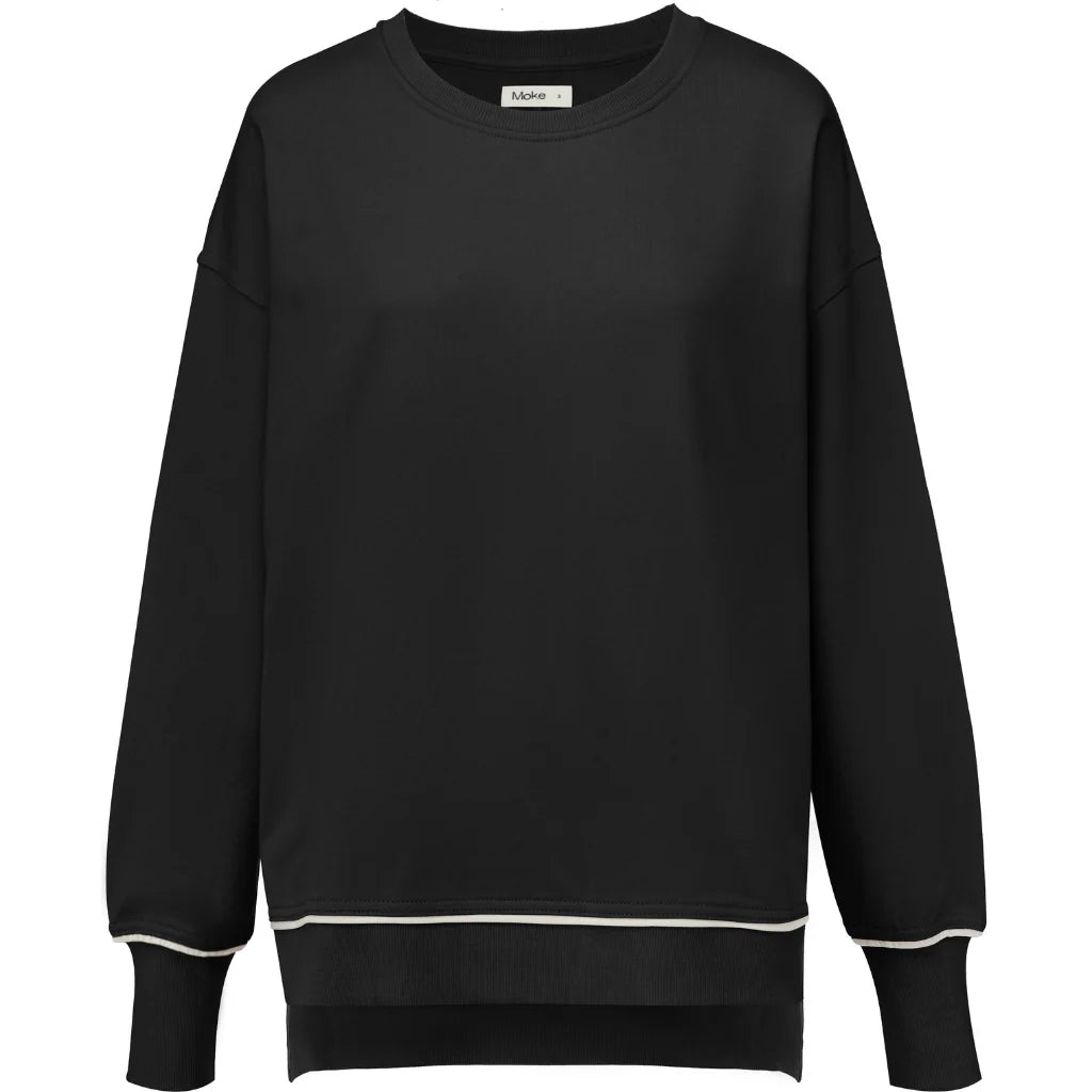 Suzy Sweater - Black - MOKE Top NZ LUMA