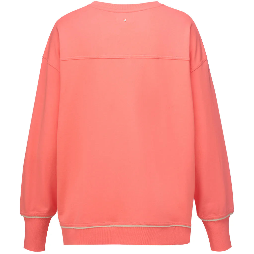 Suzy Sweater - Sunset Coral - MOKE Top NZ LUMA