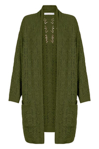 Sylvie Cardigan - Olive - ISLE OF MINE