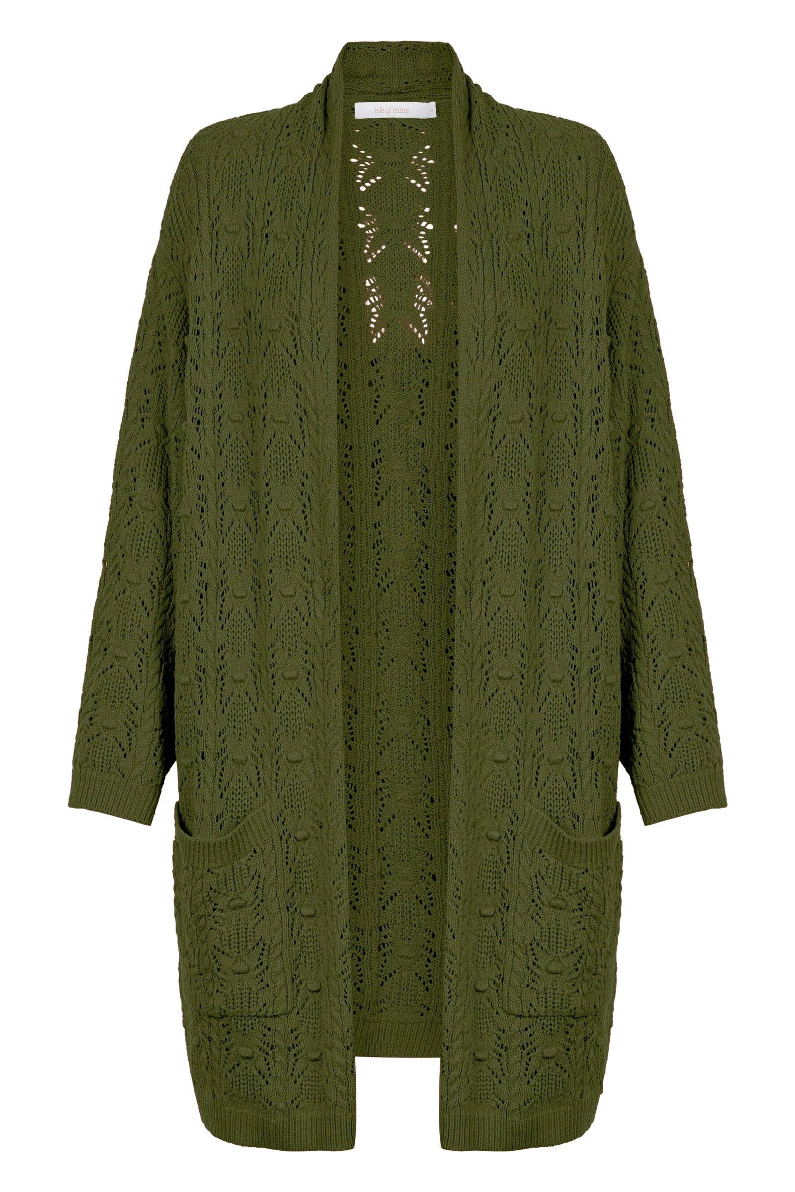 Sylvie Cardigan - Olive - ISLE OF MINE