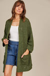 Sylvie Cardigan - Olive - ISLE OF MINE