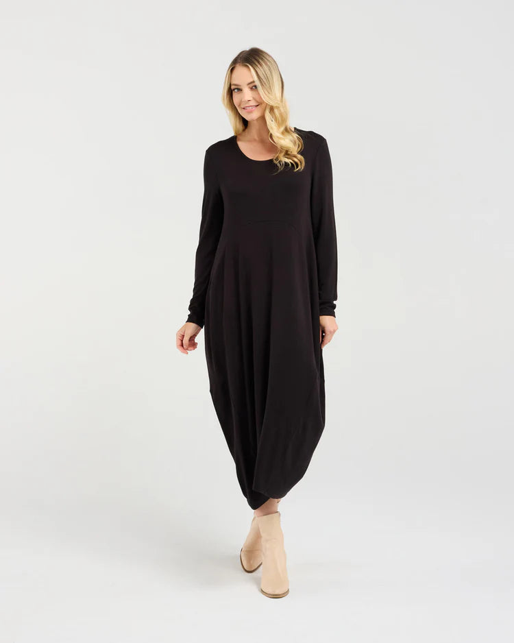 Tabitha Cashmere Blend Dress - BLACKSTONE Dress NZ LUMA