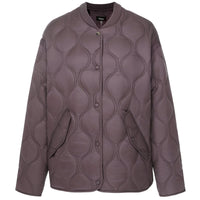 Talei Quilt Jacket Bomber -Cocoa Powder - MOKE Jacket NZ LUMA