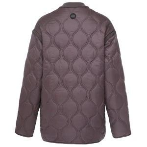 Talei Quilt Jacket Bomber -Cocoa Powder - MOKE Jacket NZ LUMA