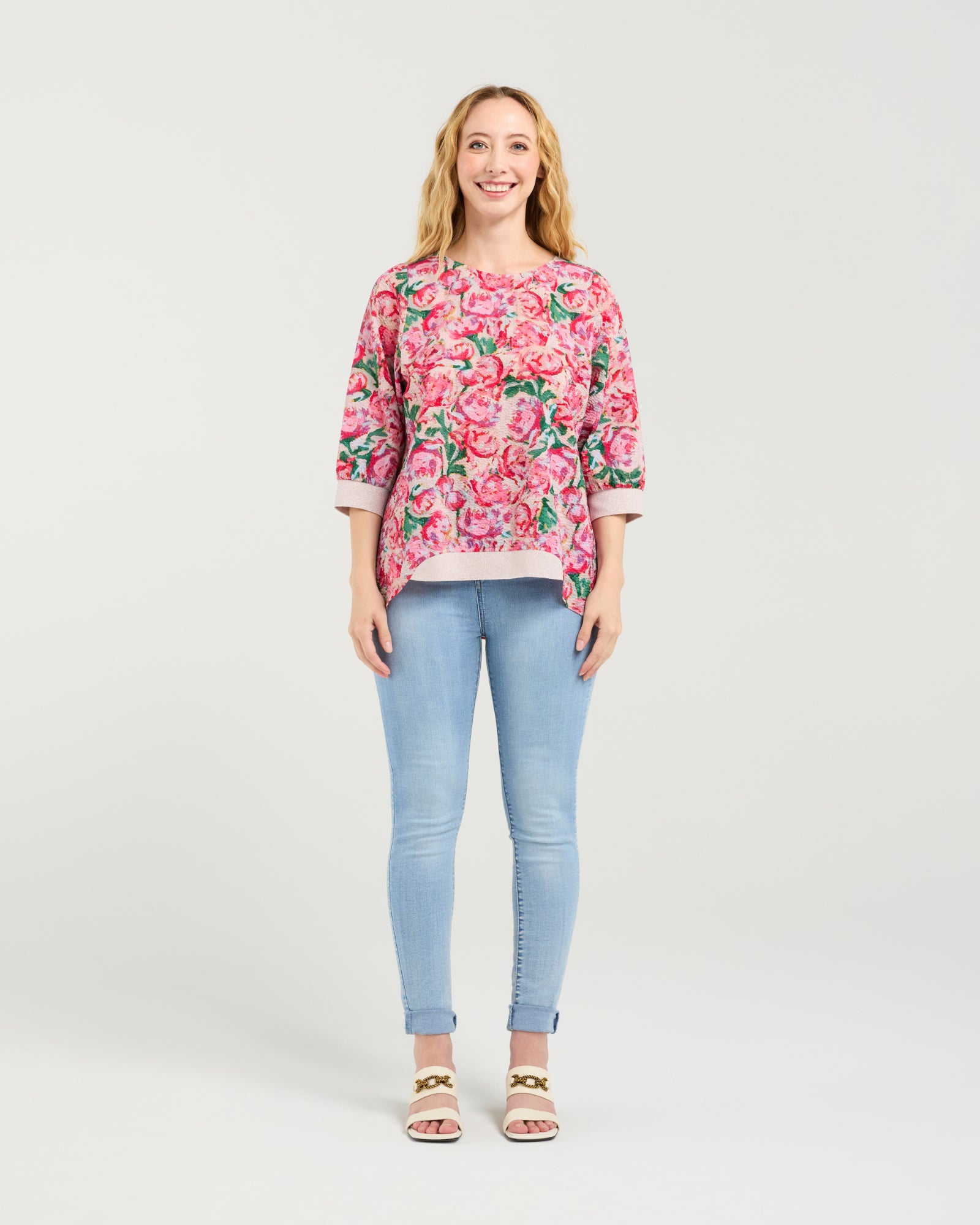 Taylor Top - Berry Strokes - SEDUCE Top NZ LUMA