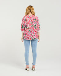 Taylor Top - Berry Strokes - SEDUCE Top NZ LUMA