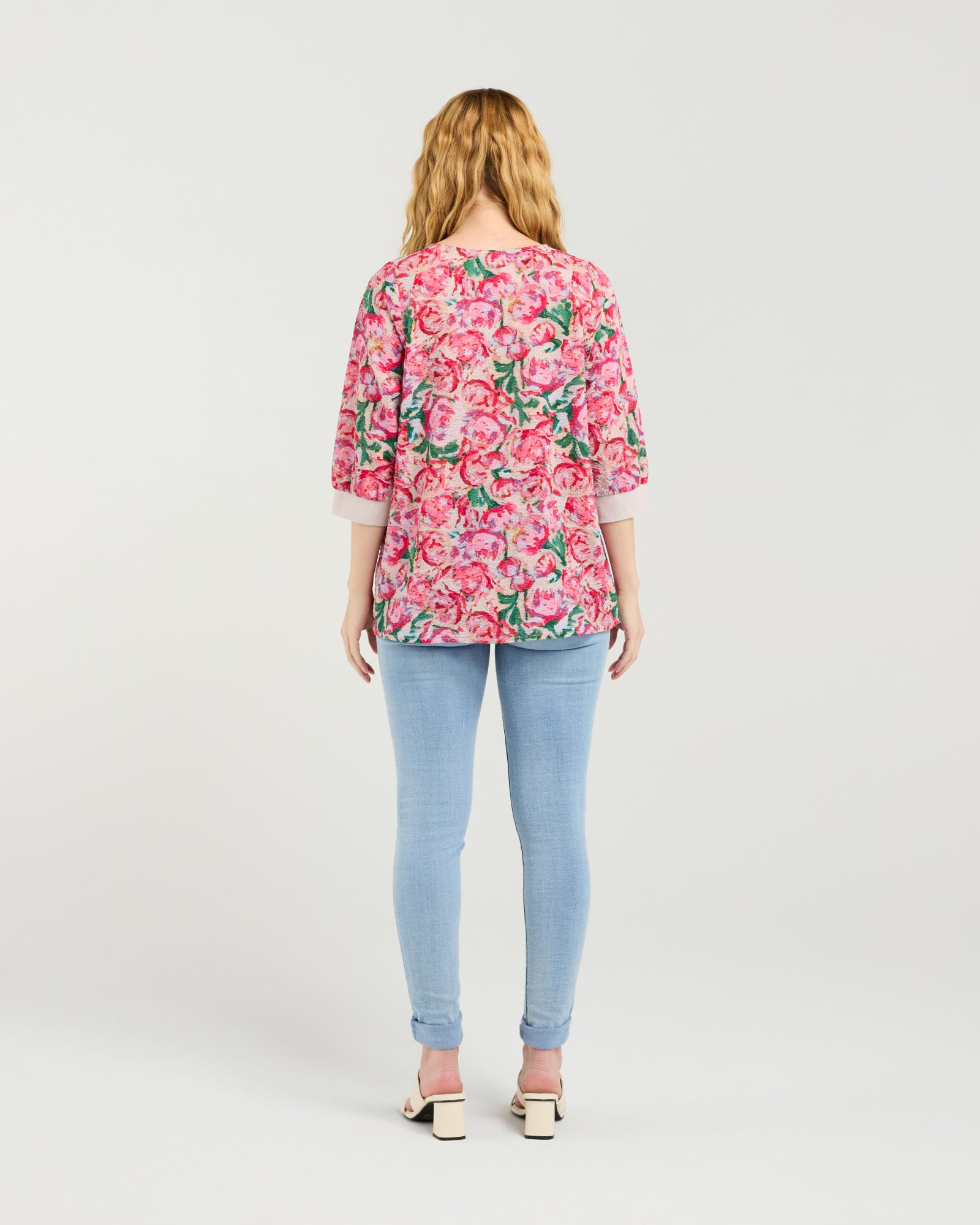 Taylor Top - Berry Strokes - SEDUCE Top NZ LUMA